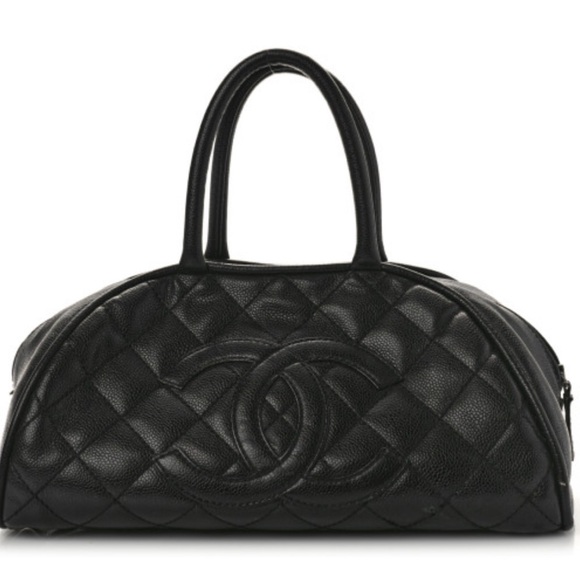 Chanel Caviar Quilted Small Bowler Black - Picture 1 of 7